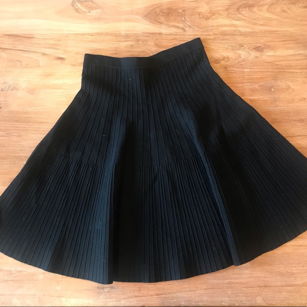 BCBG knit fit and flare skirt